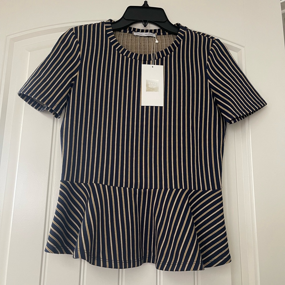 Zara Peplum Top
